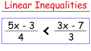 8. Linear Inequalities